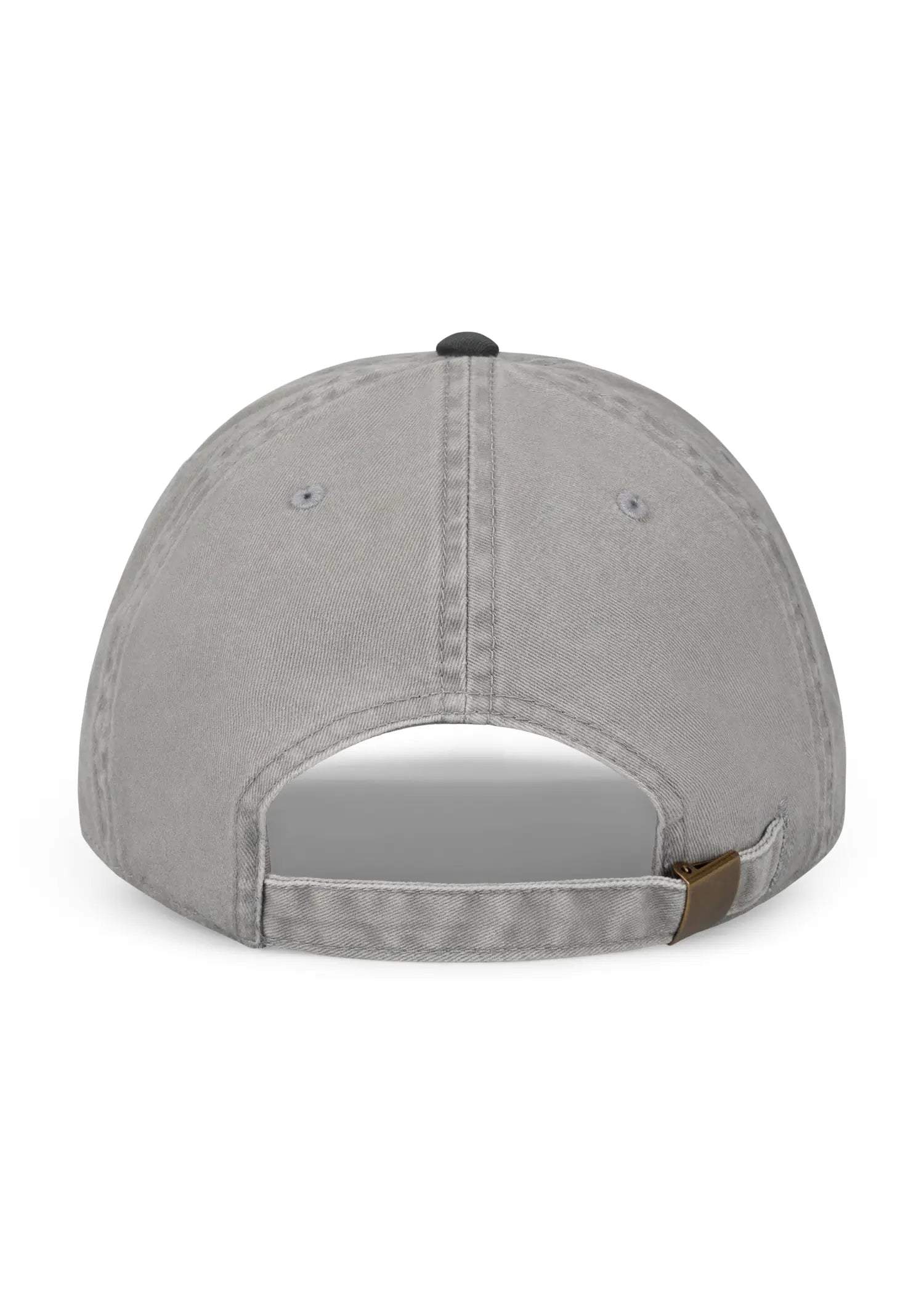 Aaron Esh luxury designer cap with AE logo in Grey and Red - back view