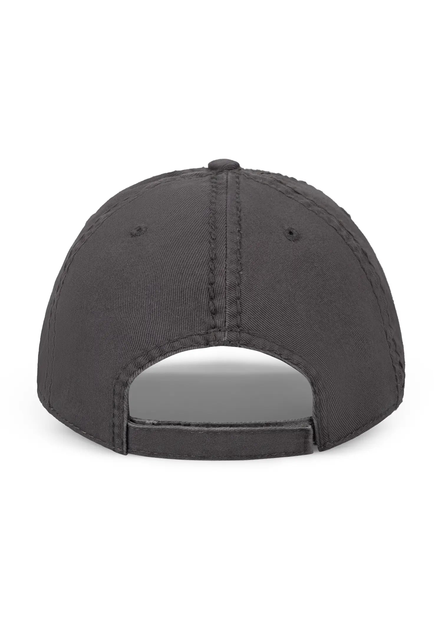 Aaron Esh luxury designer cap with AE logo in grey and white - back view